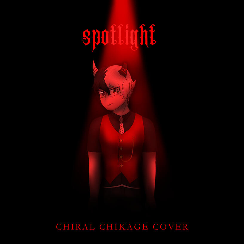 Fanart for ChiralChikage on Twitch - based on the "Spotlight" album cover