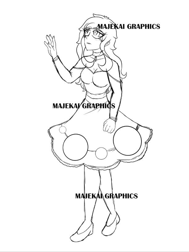 Original character in a Gumi outfit