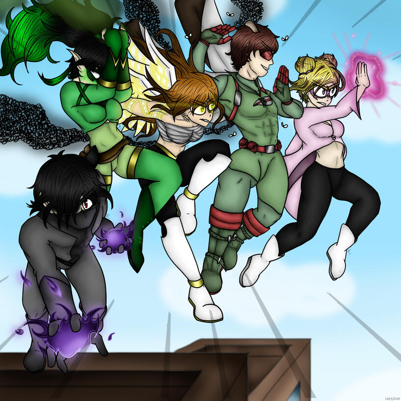 Original character group shot
